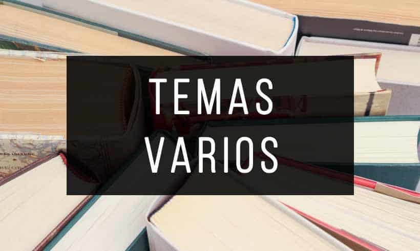 Libros de Temas Varios Libros de Temas Varios