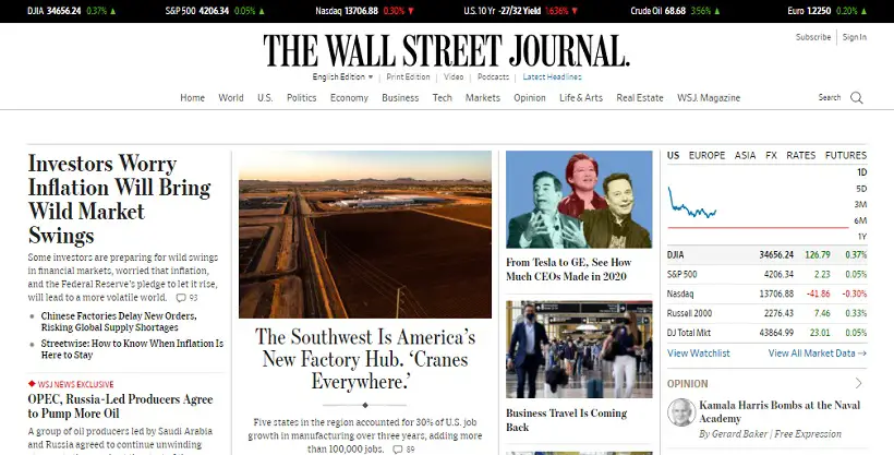 The Wall Street Journal The Wall Street Journal